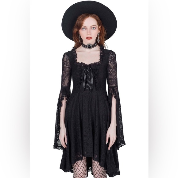 Killstar Dresses & Skirts - Killstar Killing Kisses Lace Maiden Dress